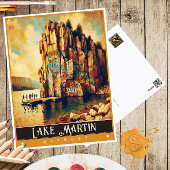 Meer van Martin, Alabama | schilderij Briefkaart