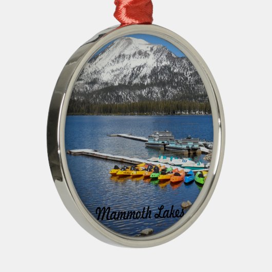 Meer van Mary-Mammoth, CA Metalen Ornament (Rechts)