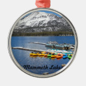 Meer van Mary-Mammoth, CA Metalen Ornament (Voorkant)