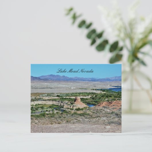 Meer van Mead Nevada Briefkaart (Staand voorkant)
