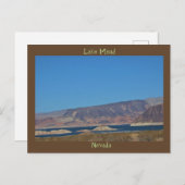 Meer van Mead Nevada Briefkaart (Voorkant / Achterkant)
