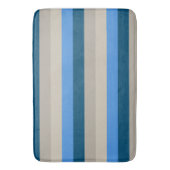 Meer van Michigan Sand en Surf Stripes Badmat (Voorkant Verticaal)