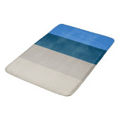 Meer van Michigan Sand en Surf Stripes Badmat (Gekanteld)