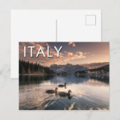 Meer van Misurina|Dolomieten, Italië Briefkaart (Voorkant / Achterkant)
