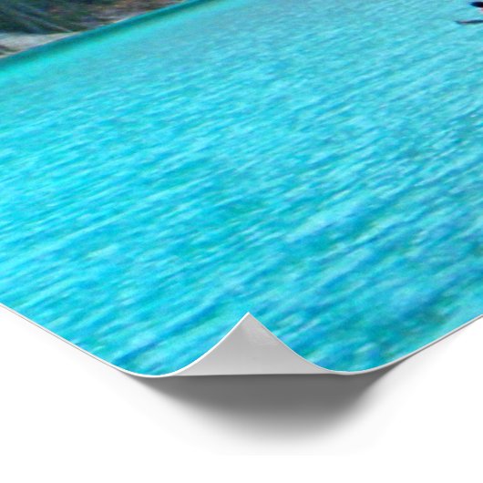 Meer van Moraine Poster (Hoek)