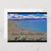 Meer van Nam-Tso in Tibet Briefkaart (Voorkant / Achterkant)