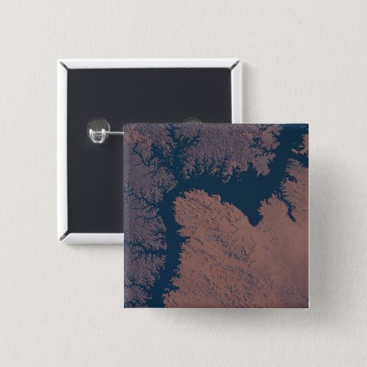 Meer van Nasser Vierkante Button 5,1 Cm (Voorkant /achterkant)