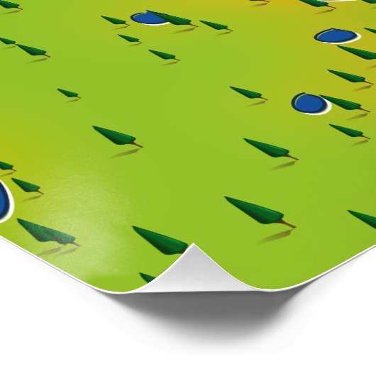 Meer van Nipigon Perfect Poster (Hoek)