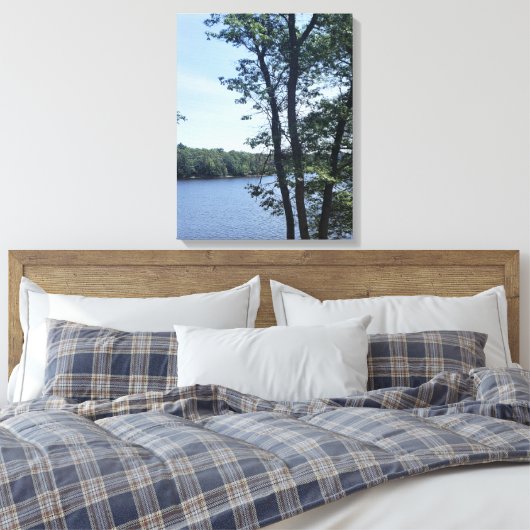 Meer van Nokomis 1 Canvas Afdruk (Insitu (Slaapkamer))