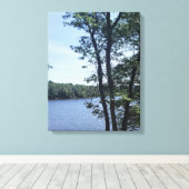 Meer van Nokomis 1 Canvas Afdruk (Insitu (Houten vloer))