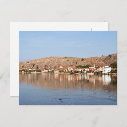 meer van Ohrid, Albanië Briefkaart (Voorkant / Achterkant)