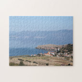 meer van Ohrid, Albanië Legpuzzel (Horizontaal)