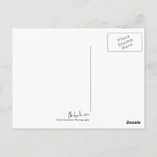 Meer van Okanagan Briefkaart (Achterkant)