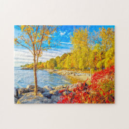 Meer van Ontario Canada. Legpuzzel