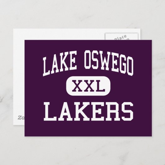 Meer van Oswego - Lakers - Hoog - Oswego Oregon Briefkaart (Voorkant / Achterkant)