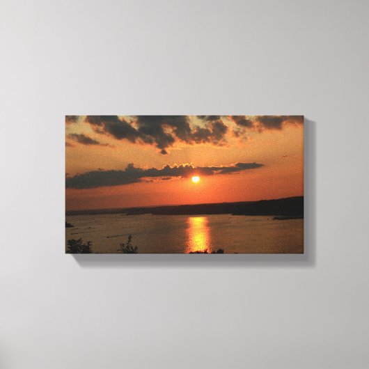 MEER VAN OZARK ZONSONDERGANG CANVAS (Voorkant)