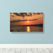 MEER VAN OZARK ZONSONDERGANG CANVAS (Insitu (Houten vloer))