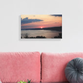 MEER VAN OZARK ZONSONDERGANG CANVAS AFDRUK (Insitu (Woonkamer))