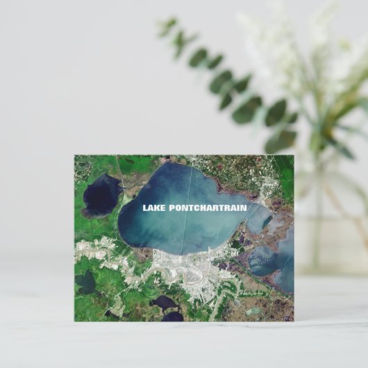 Meer van Pontchartrein Briefkaart (Staand voorkant)