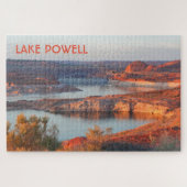 Meer van Powell: Dam en Brug bij zonsopgang Legpuzzel (Horizontaal)