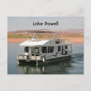 Meer van Powell: Houseboot, Arizona, Verenigde Sta Briefkaart