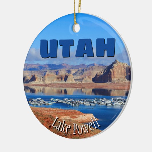 Meer van Powell Houseboschepen Keramisch Ornament (Links)