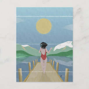 Meer van Rotoiti Nieuw-Zeeland Briefkaart