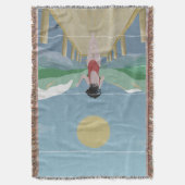 Meer van Rotoiti Nieuw-Zeeland Deken (Voorkant Verticaal)