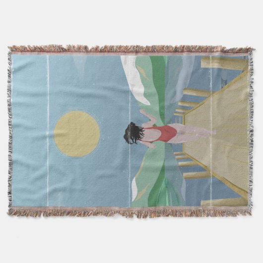 Meer van Rotoiti Nieuw-Zeeland Deken (Voorkant)