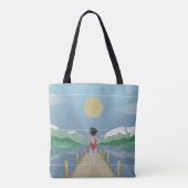 Meer van Rotoiti Nieuw-Zeeland Tote Bag (Achterkant)