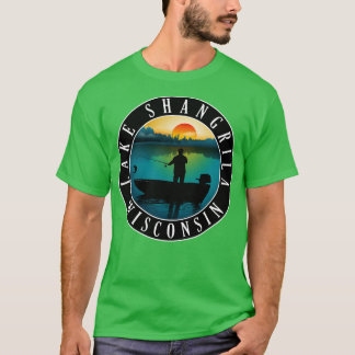 Meer van Shangrila Wisconsin Vist T-shirt