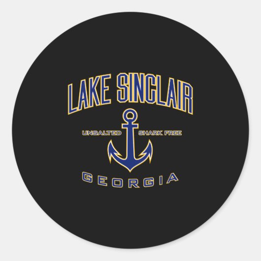 Meer van Sinclair Ga voor Ronde Sticker (Voorkant)