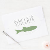 Meer van Sinclair Ovale Sticker (Envelop)