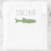 Meer van Sinclair Ovale Sticker (Tas)
