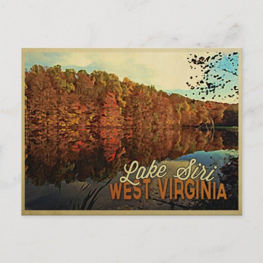Meer van Siri West Virginia Briefkaart (Voorkant)