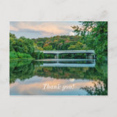 Meer van Springfield Avondrust Dank u Briefkaart (Voorkant)