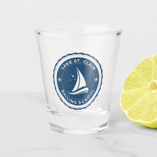 Meer van St. Clair Glass Shot Glas (Voorkant)
