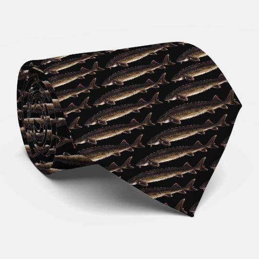 Meer van Sturgeon - Acipenser fulvescens Stropdas (Opgerold)