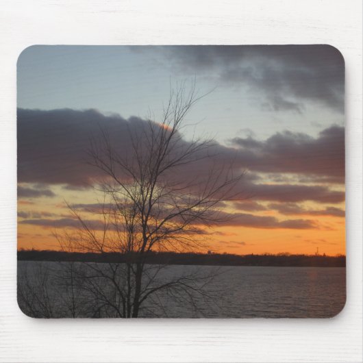 Meer van Sunset Mousepad Muismat (Voorkant)