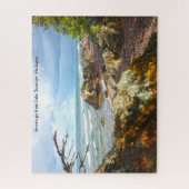 Meer van Superior Michigan. Jigzaag Puzzle Legpuzzel (Verticaal)