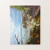 Meer van Superior Michigan. Legpuzzel (Verticaal)