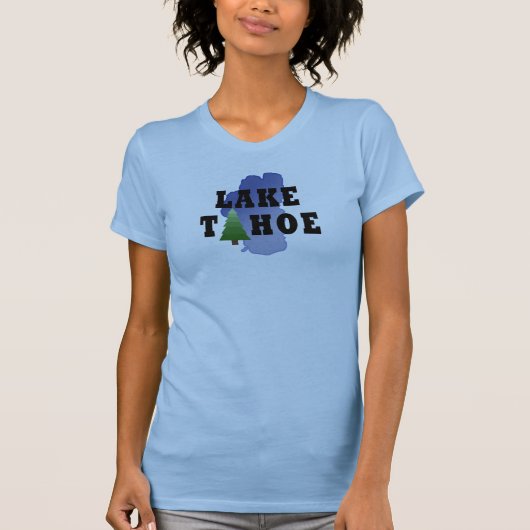 Meer van Tahoe - Bella Canvas T shirt (Voorkant)