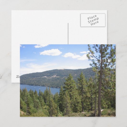 Meer van Tahoe Briefkaart (Voorkant / Achterkant)