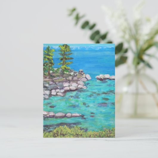 Meer van Tahoe Briefkaart (Staand voorkant)