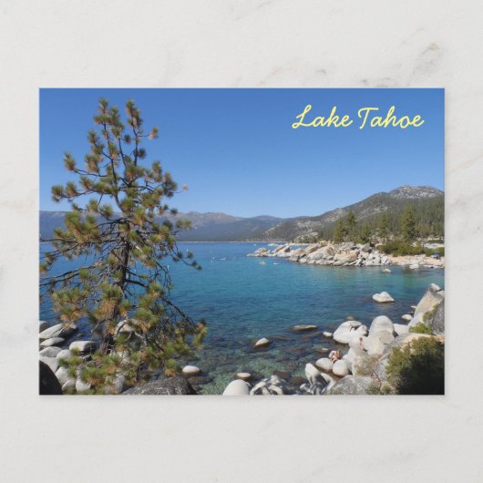 Meer van Tahoe Briefkaart (Voorkant)
