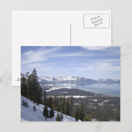 Meer van Tahoe Briefkaart (Voorkant / Achterkant)