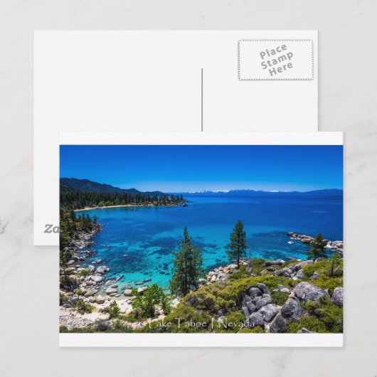 Meer van Tahoe Briefkaart (Voorkant / Achterkant)