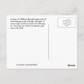 Meer van Tahoe Briefkaart (Achterkant)