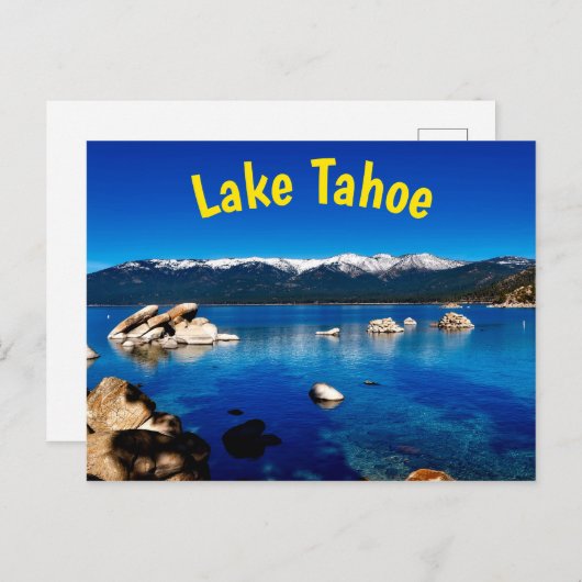 Meer van Tahoe Briefkaart (Voorkant / Achterkant)