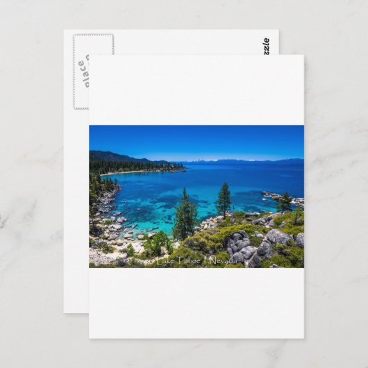 Meer van Tahoe Briefkaart (Voorkant / Achterkant)